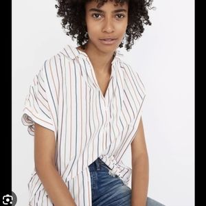 Madewell Central Shirt Sadie Stripe XS